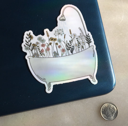 Bathtub Garden Sticker