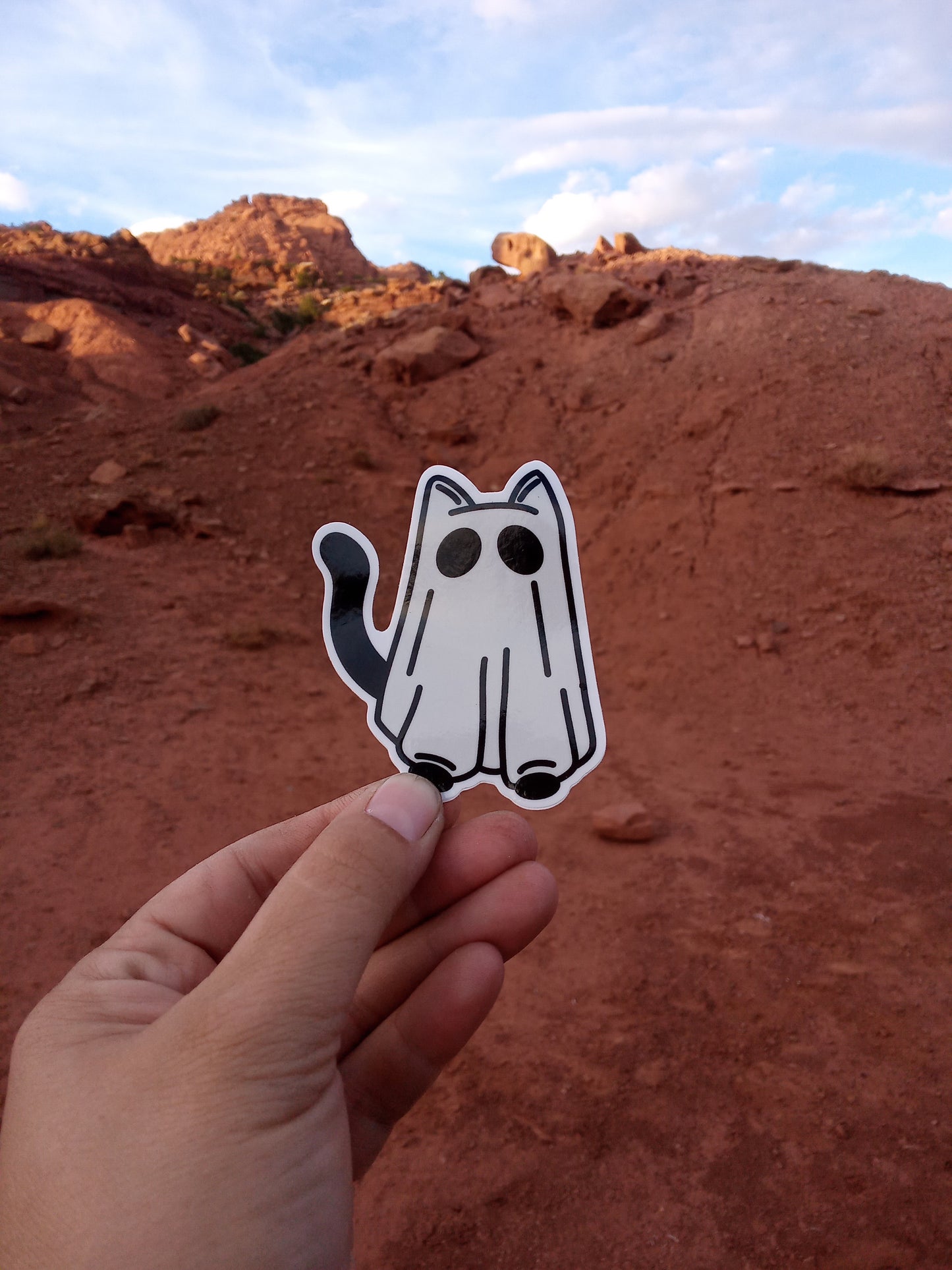 Spooky Kitty Sticker