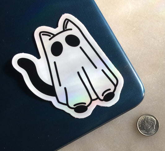 Spooky Kitty Sticker