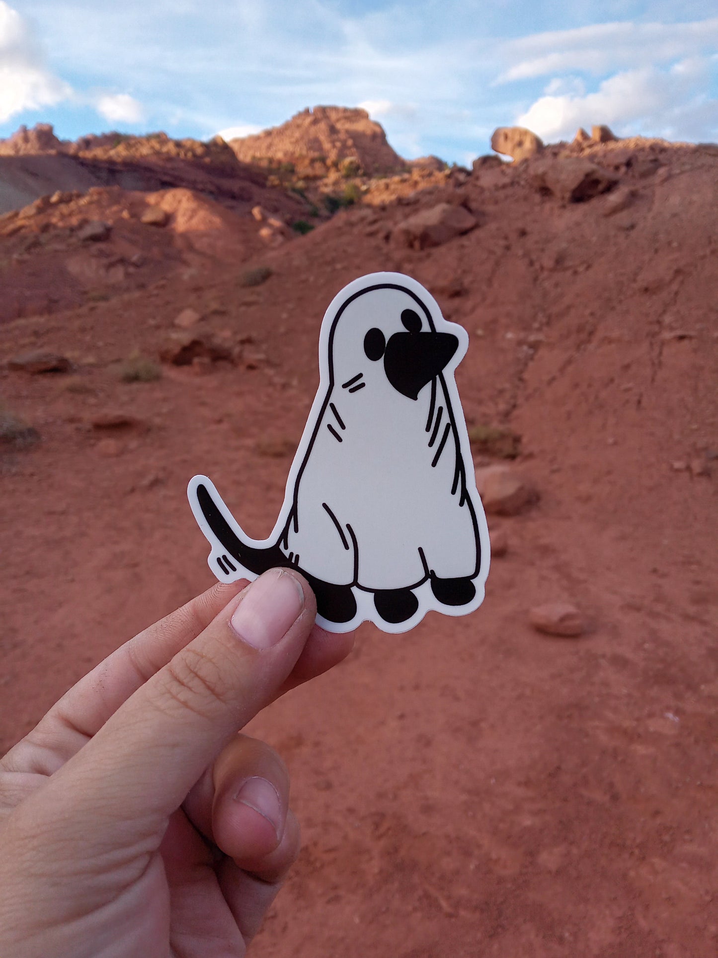 Spooky Doggo Sticker