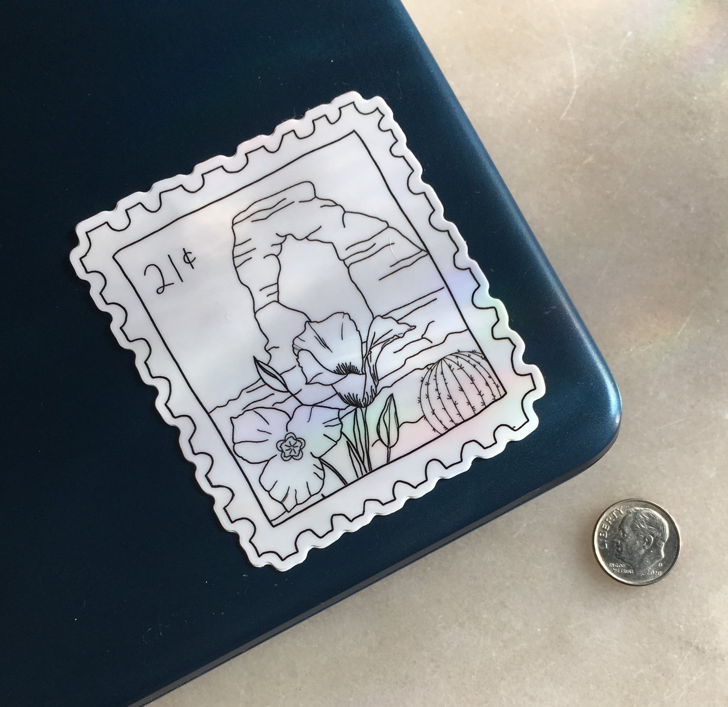 Utah Stamp Sticker