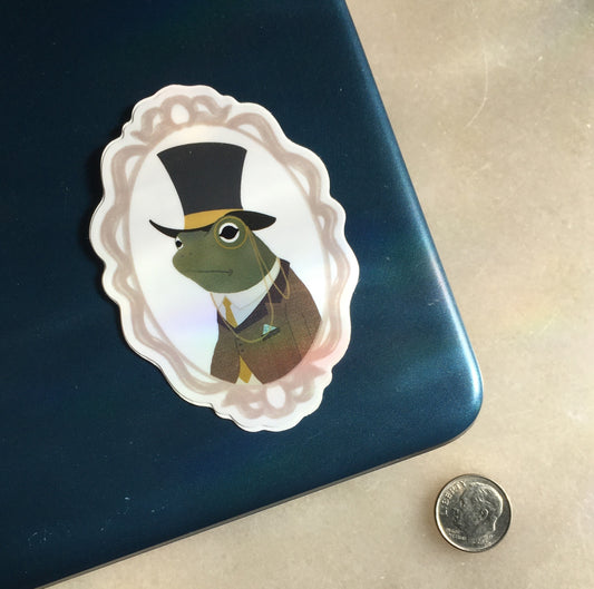 Fancy Frog Sticker