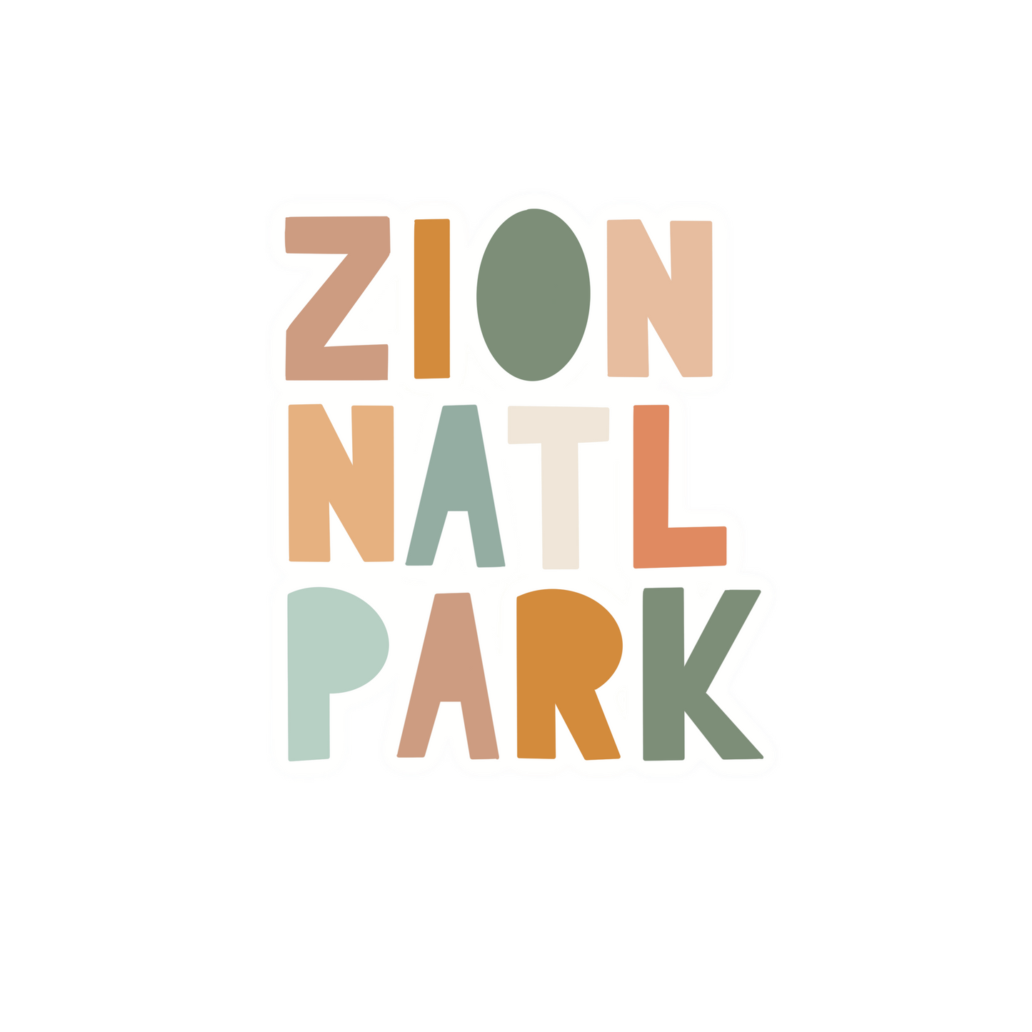 Zion National Park Sticker