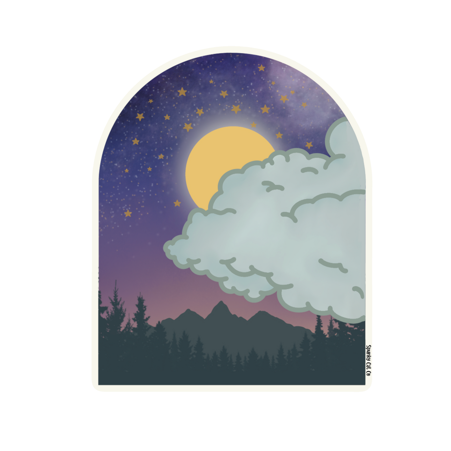 Night Sky Sticker